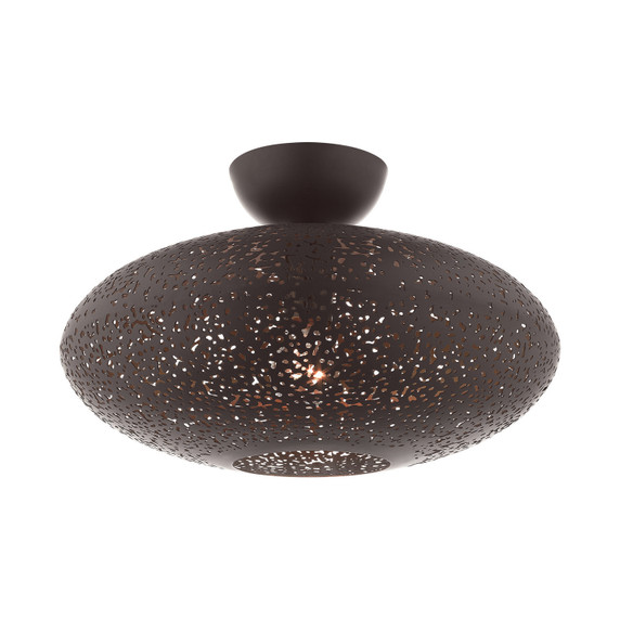 Semi-Flush Mts. Bowl Style by Livex Lighting ( 107 | 49183-07 Charlton ) 