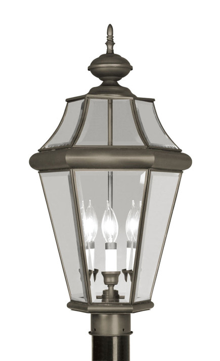 Exterior Post/Pier Head by Livex Lighting ( 107 | 2364-07 Georgetown ) 