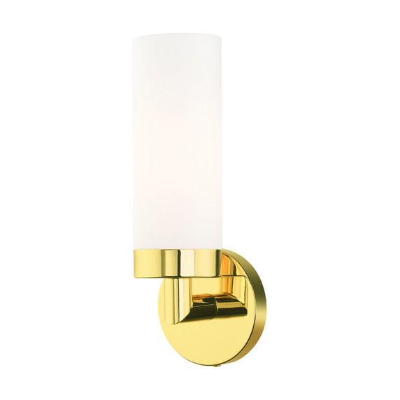 Sconces Single Glass by Livex Lighting ( 107 | 15071-02 Aero ) 