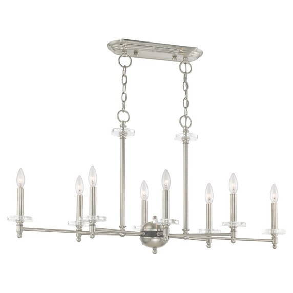 Linear/Island 4 Light + by Livex Lighting ( 107 | 42708-91 Bennington ) 