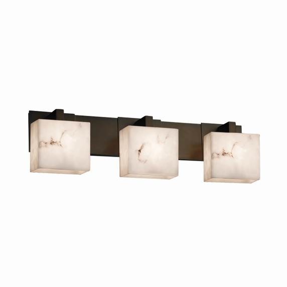 Bathroom Fixtures Three Lights by Justice Designs ( 102 | FAL-8923-55-DBRZ LumenAria ) 