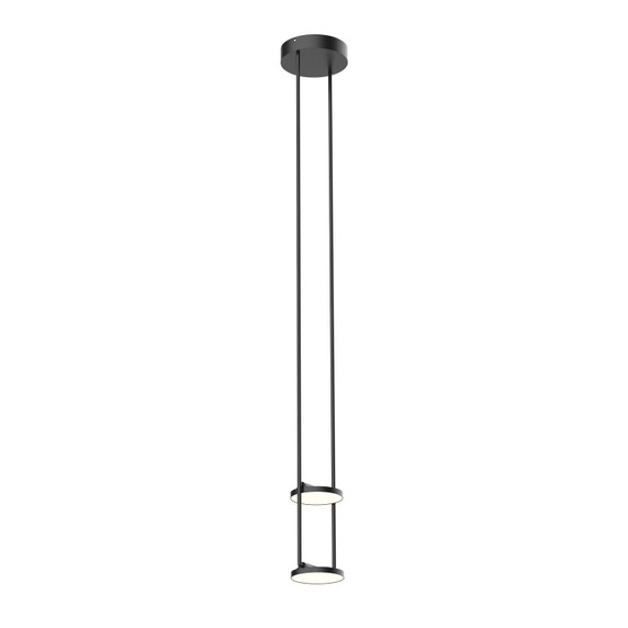 Mini Pendants Glass Down by Kuzco Lighting ( 347 | PD72208-BK-UNV Novel ) 