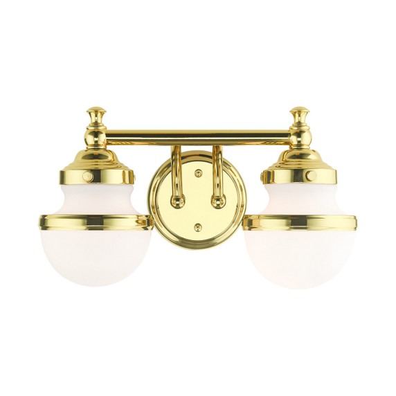 Bathroom Fixtures Two Lights by Livex Lighting ( 107 | 5712-02 Oldwick ) 