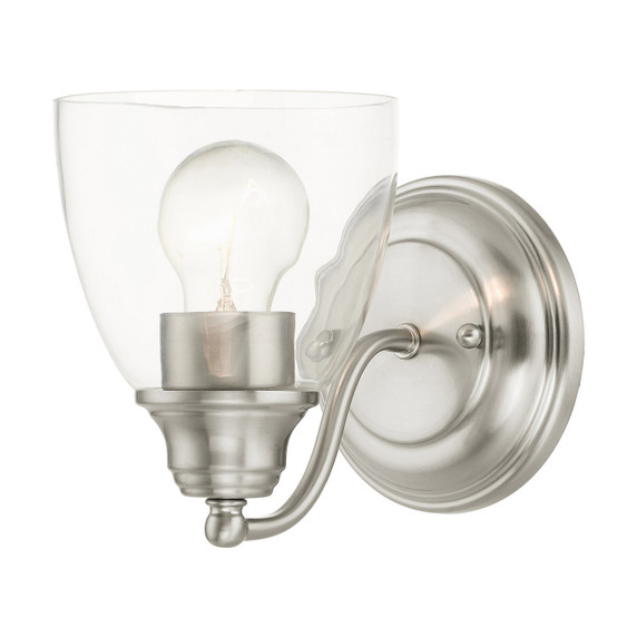 Sconces Single Glass by Livex Lighting ( 107 | 15131-91 Montgomery ) 