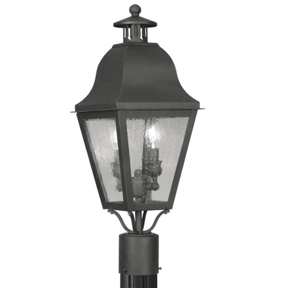 Exterior Post/Pier Head by Livex Lighting ( 107 | 2552-04 Amwell ) 
