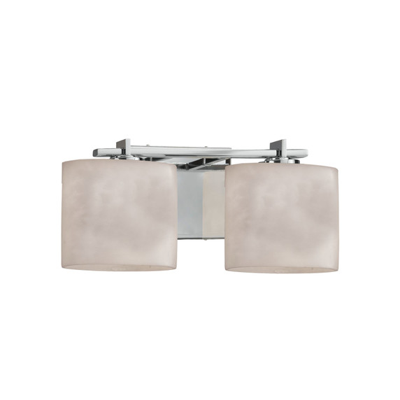 Bathroom Fixtures Two Lights by Justice Designs ( 102 | CLD-8442-30-CROM Clouds ) 