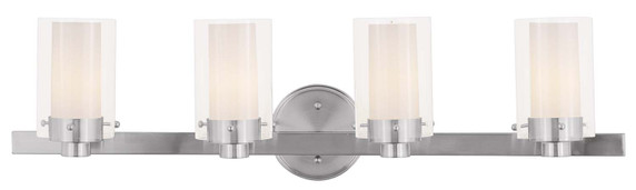 Bathroom Fixtures Four Lights by Livex Lighting ( 107 | 1544-91 Manhattan ) 
