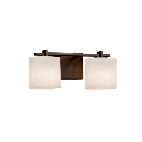 Bathroom Fixtures Two Lights by Justice Designs ( 102 | CLD-8442-30-DBRZ-LED2-1400 Clouds ) 