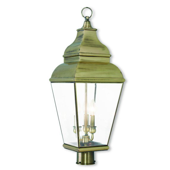 Exterior Post/Pier Head by Livex Lighting ( 107 | 2594-01 Exeter ) 