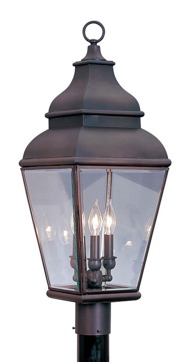Exterior Post/Pier Head by Livex Lighting ( 107 | 2594-07 Exeter ) 