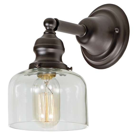 Sconces Single Glass by JVI Designs ( 261 | 1210-08 S4 Union Square ) 