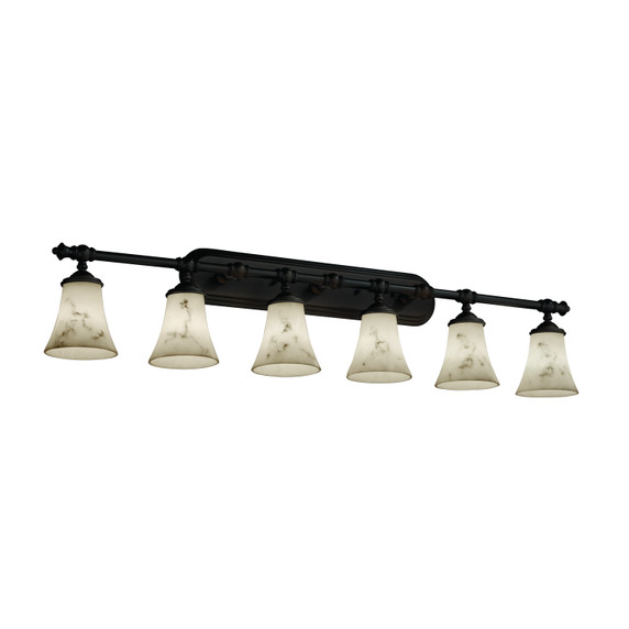 Bathroom Fixtures Five+Lights by Justice Designs ( 102 | FAL-8526-20-DBRZ LumenAria ) 