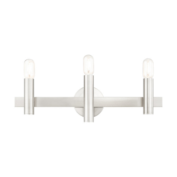 Bathroom Fixtures Three Lights by Livex Lighting ( 107 | 15833-91 Helsinki ) 