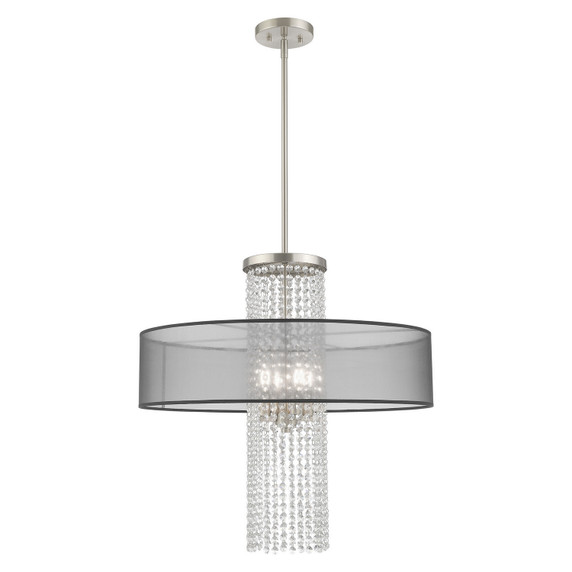 Pendants Drum Shade by Livex Lighting ( 107 | 43205-91 Bella Vista ) 
