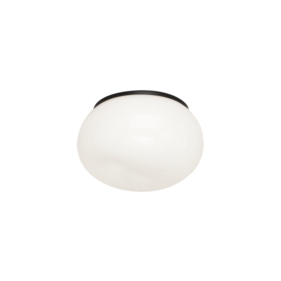 Flush Mounts Bowl Style by Matteo Lighting ( 423 | M14001BKOP Gelasin ) 