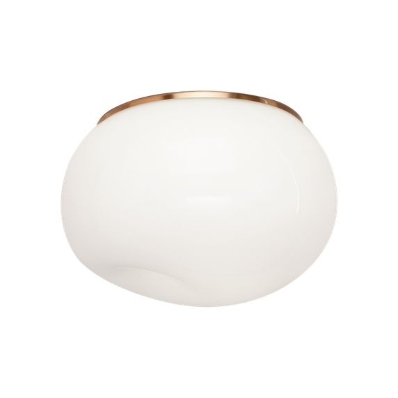 Flush Mounts Bowl Style by Matteo Lighting ( 423 | M14021AGOP Gelasin ) 