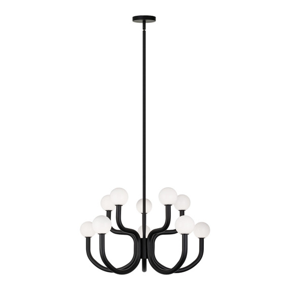 Mid. Chandeliers Glass Up by Matteo Lighting ( 423 | C34210MBOP Joelle ) 