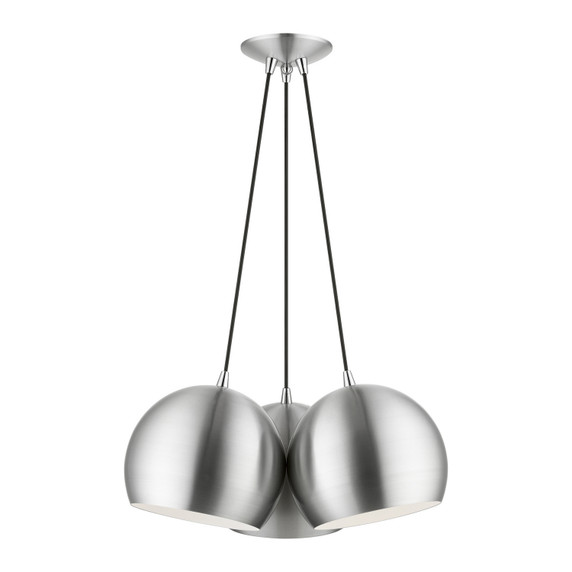 Mini Pendants 3 Light Cluster by Livex Lighting ( 107 | 43393-66 Piedmont ) 