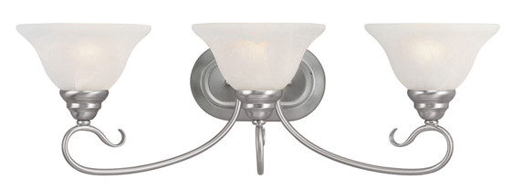 Bathroom Fixtures Three Lights by Livex Lighting ( 107 | 6103-91 Coronado ) 