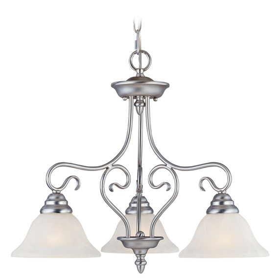 Mid. Chandeliers Glass Down by Livex Lighting ( 107 | 6133-91 Coronado ) 