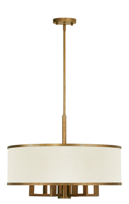 Mid. Chandeliers Drum Shade by Livex Lighting ( 107 | 62614-48 Park Ridge ) 