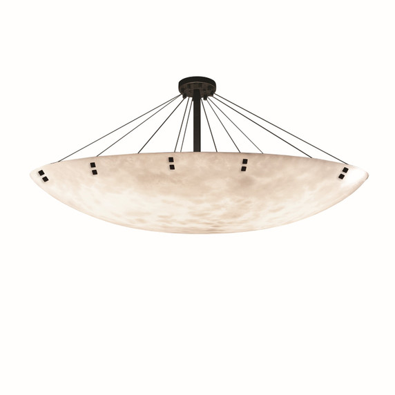 Large Chandeliers Multi-Port/Cascade by Justice Designs ( 102 | CLD-9658-35-MBLK-F2 Clouds ) 