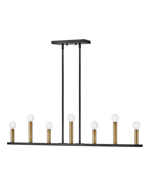 Linear/Island 4 Light + by Lark ( 531 | 83156BK Lazlo ) 