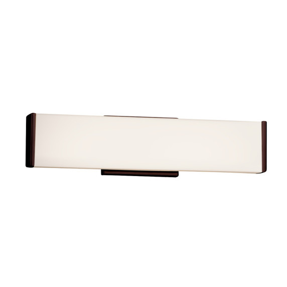 Bathroom Fixtures Cylindrical / Linear by Justice Designs ( 102 | FSN-8601-OPAL-DBRZ Fusion ) 