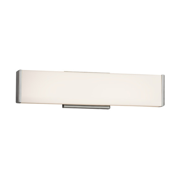 Bathroom Fixtures Cylindrical / Linear by Justice Designs ( 102 | FSN-8601-OPAL-NCKL Fusion ) 