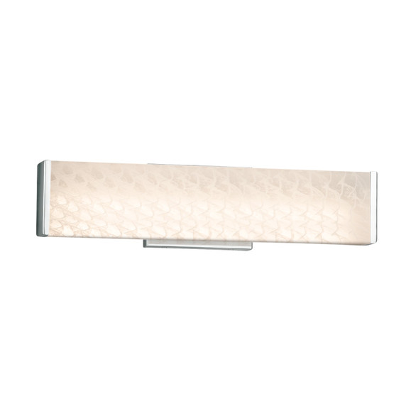 Bathroom Fixtures Cylindrical / Linear by Justice Designs ( 102 | FSN-8601-WEVE-CROM Fusion ) 