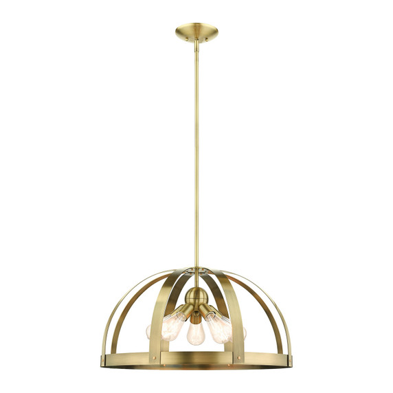Pendants Open Frame by Livex Lighting ( 107 | 49645-01 Stoneridge ) 