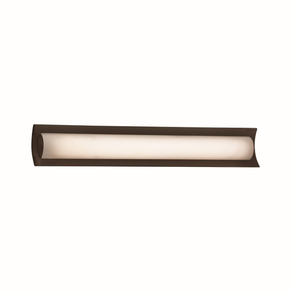 Bathroom Fixtures Cylindrical / Linear by Justice Designs ( 102 | FSN-8635-OPAL-DBRZ Fusion ) 