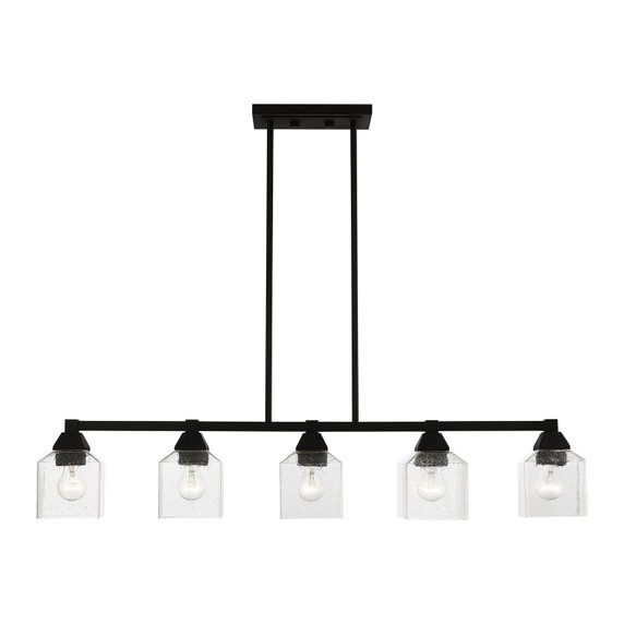 Linear/Island 4 Light + by Livex Lighting ( 107 | 49765-04 Aragon ) 
