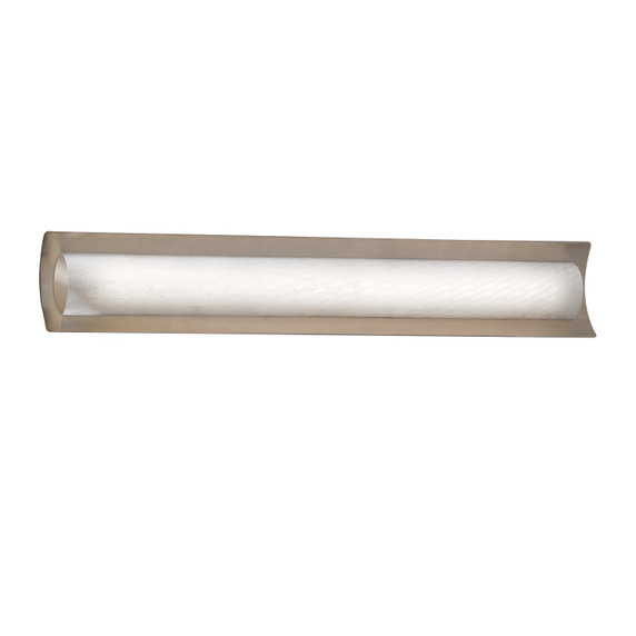 Bathroom Fixtures Cylindrical / Linear by Justice Designs ( 102 | FSN-8635-WEVE-NCKL Fusion ) 