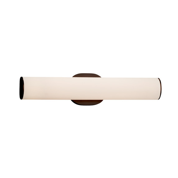 Bathroom Fixtures Cylindrical / Linear by Justice Designs ( 102 | FSN-8651-OPAL-DBRZ Fusion ) 