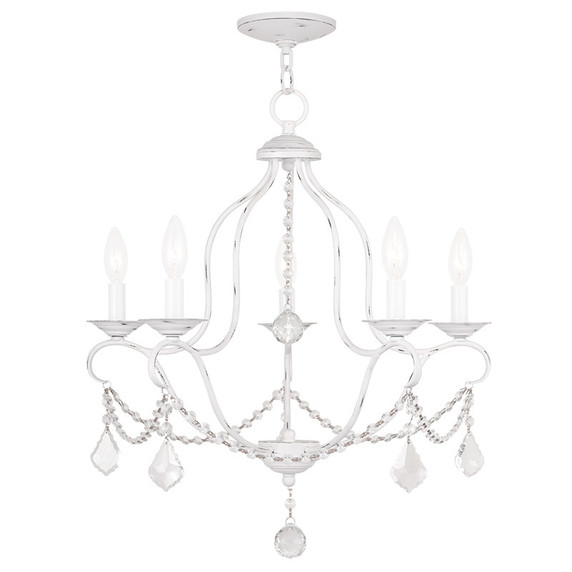 Mid. Chandeliers Candle by Livex Lighting ( 107 | 6435-60 Chesterfield ) 