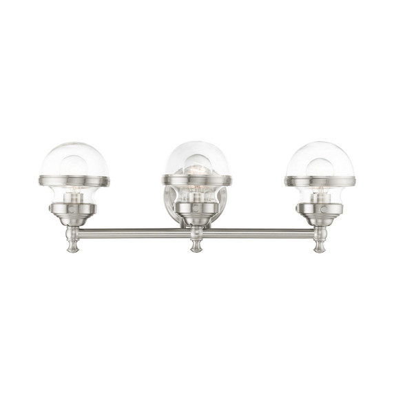 Bathroom Fixtures Three Lights by Livex Lighting ( 107 | 17413-91 Oldwick ) 
