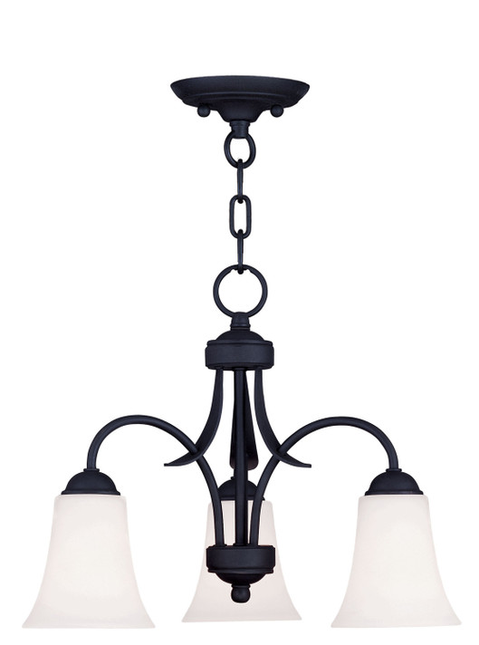 Mini Chandeliers Glass Shade by Livex Lighting ( 107 | 6474-04 Ridgedale ) 