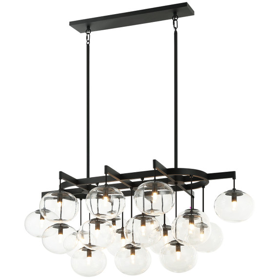 Large Chandeliers Glass Shade by Matteo Lighting ( 423 | C38119MB Bulbus ) 