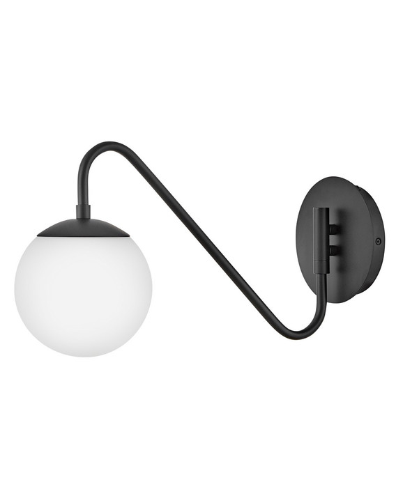 Sconces Single Glass by Lark ( 531 | 83480BK Dottie ) 