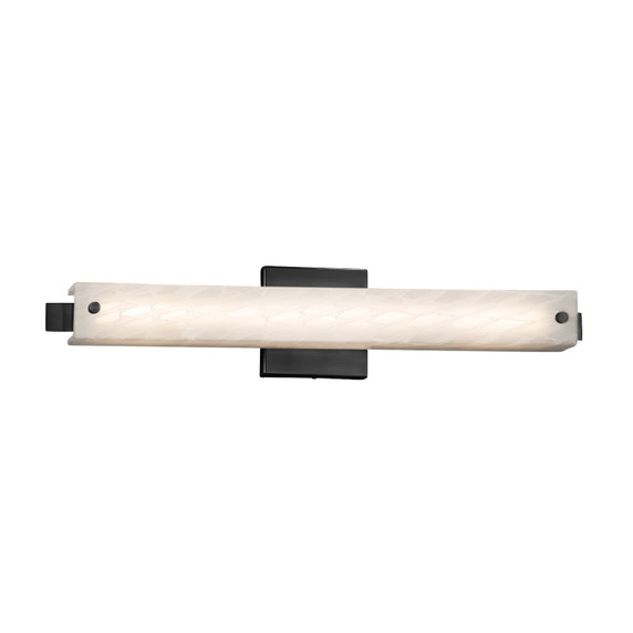 Bathroom Fixtures Cylindrical / Linear by Justice Designs ( 102 | FSN-8681-WEVE-MBLK Fusion ) 