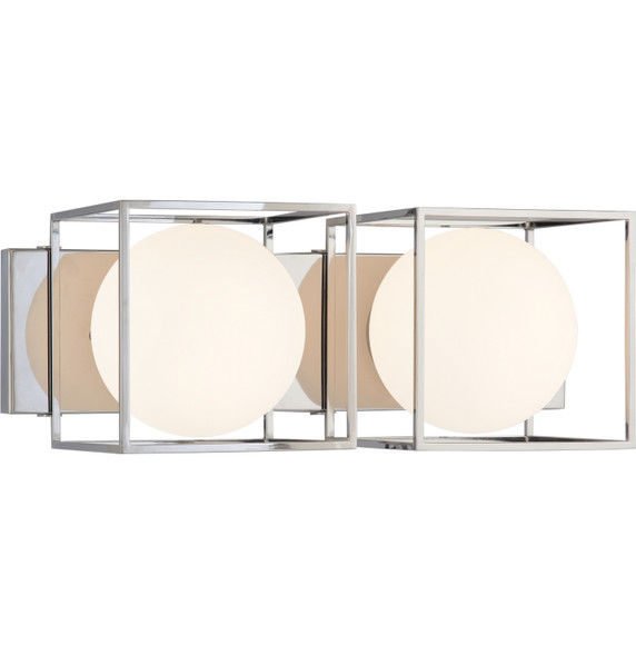 Bathroom Fixtures Two Lights by Matteo Lighting ( 423 | S03802CH Squircle ) 