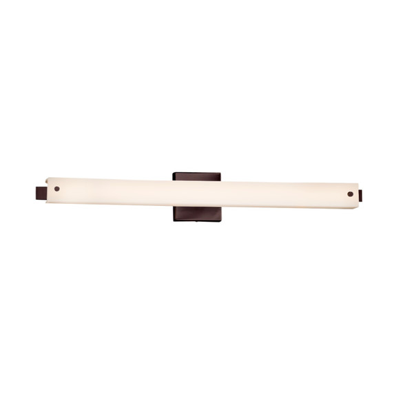 Bathroom Fixtures Cylindrical / Linear by Justice Designs ( 102 | FSN-8685-OPAL-DBRZ Fusion ) 