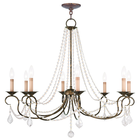 Mid. Chandeliers Candle by Livex Lighting ( 107 | 6518-71 Pennington ) 