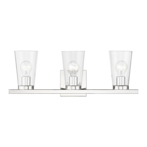 Bathroom Fixtures Three Lights by Livex Lighting ( 107 | 17623-05 Cityview ) 