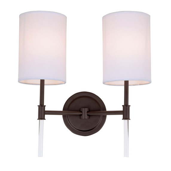 Sconces Double Candle by JVI Designs ( 261 | 1266-08 Hudson ) 