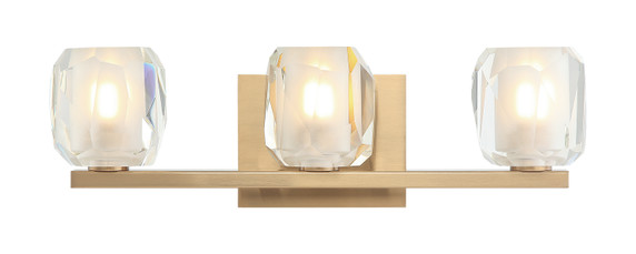 Bathroom Fixtures Three Lights by Matteo Lighting ( 423 | S04103AG Carleton ) 