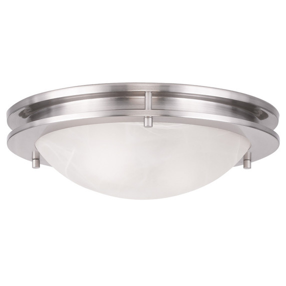 Flush Mounts Bowl Style by Livex Lighting ( 107 | 7058-91 Ariel ) 