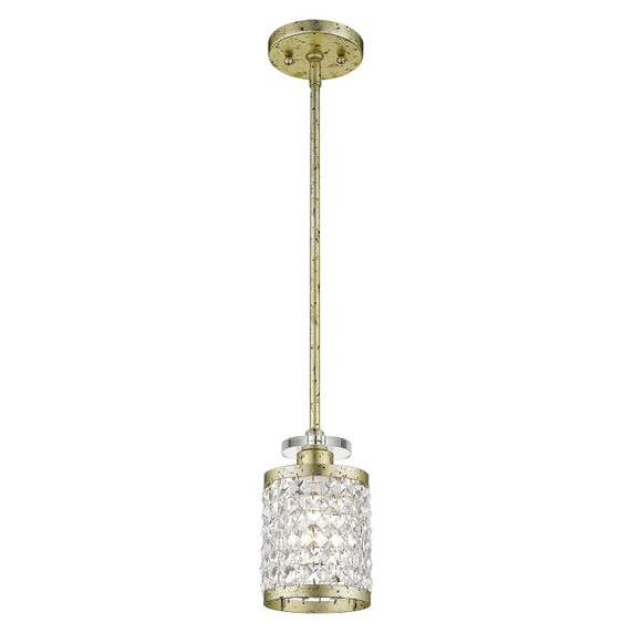 Mini Pendants Glass Down by Livex Lighting ( 107 | 50560-28 Grammercy ) 