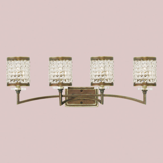 Bathroom Fixtures Four Lights by Livex Lighting ( 107 | 50564-64 Grammercy ) 